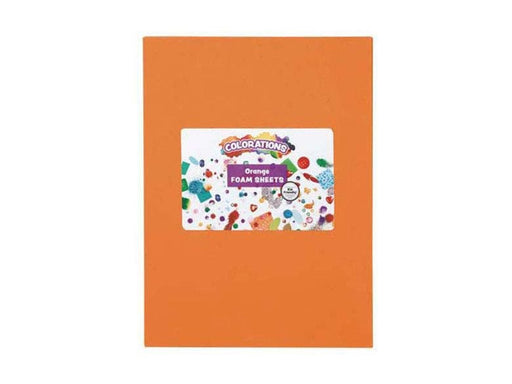 Colorations - Foam Sheets Orange 10 pcs.