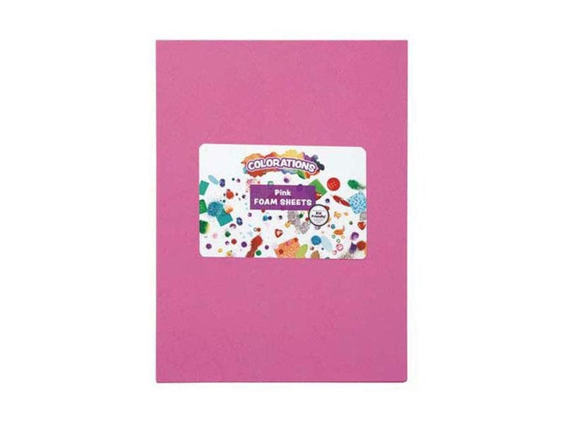 Colorations - Foam Sheets Pink 10 pcs.
