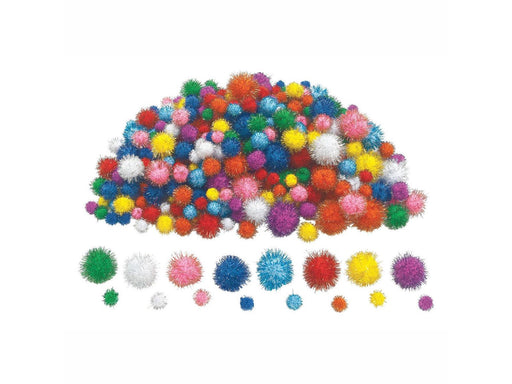 Colorations - Glitter Pompoms 300pcs.