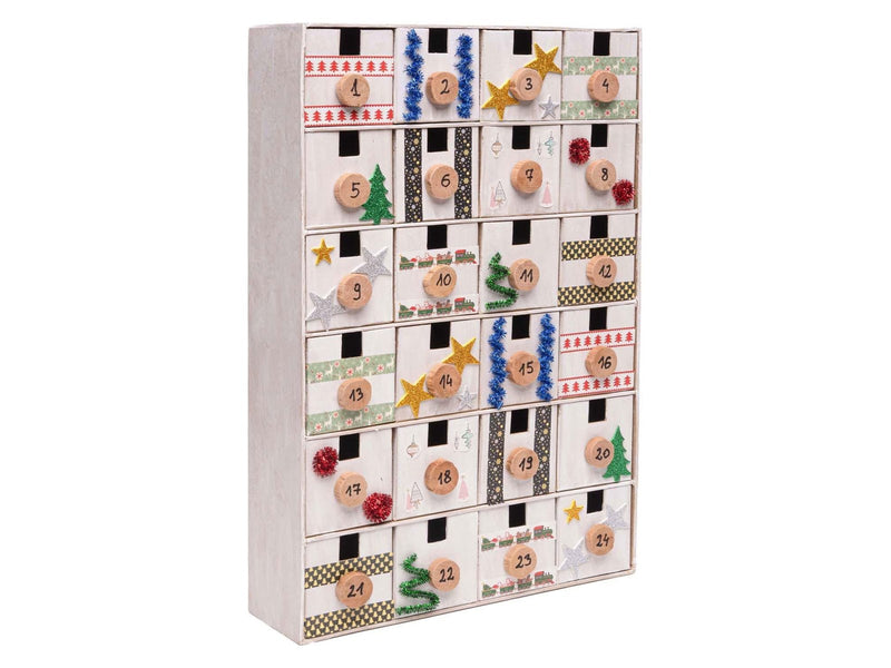 Colorations - Papier-mache Box - Advent Calendar