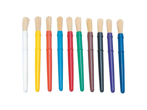 Colorations - Plastic Thick Paint Brushes 10 pcs.