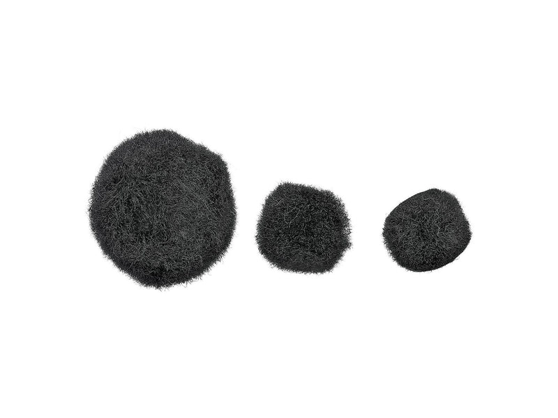 Colorations - Pom Poms Black 100pcs.
