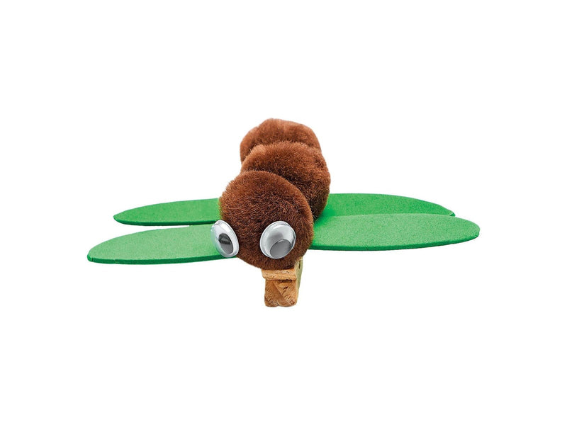 Colorations - Pom Poms Brown 100pcs.