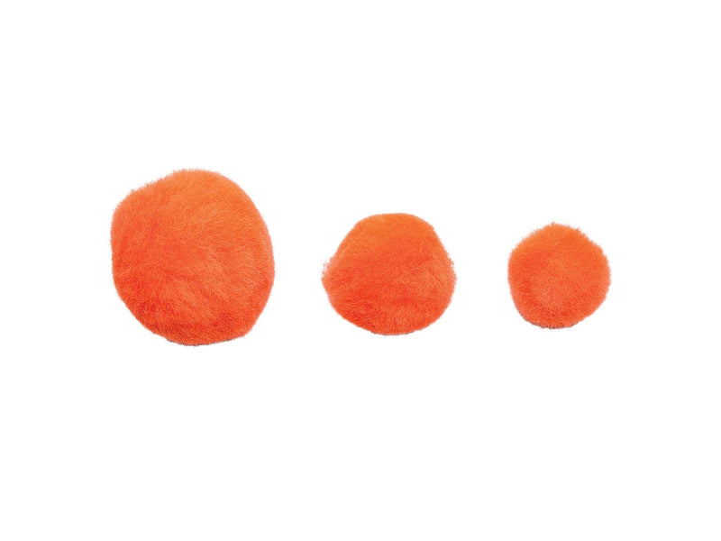 Colorations - Pom Poms Orange 100pcs.
