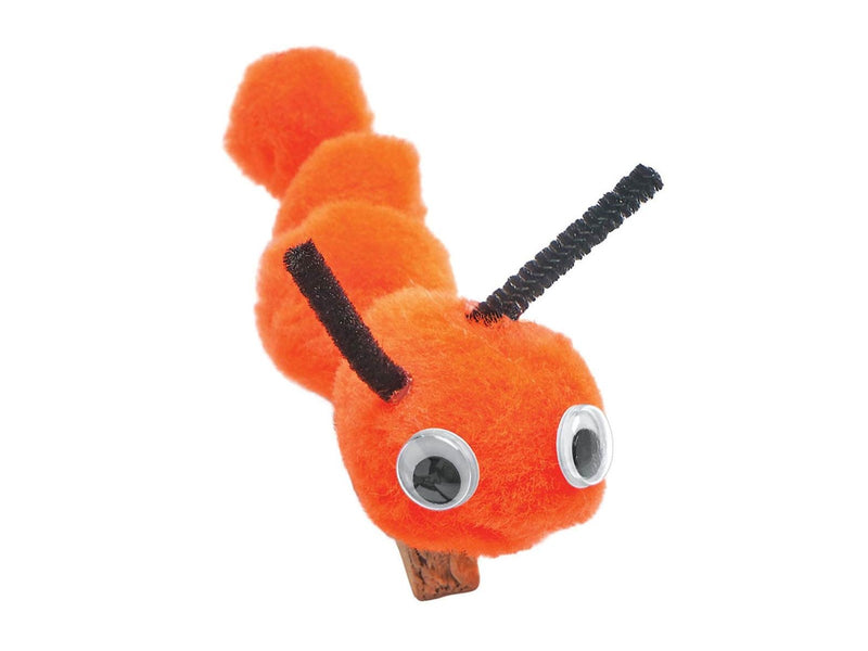 Colorations - Pom Poms Orange 100pcs.