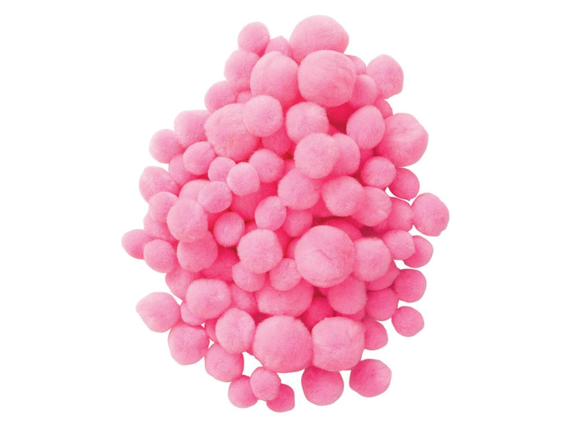 Colorations - Pom Poms Pink 100pcs.