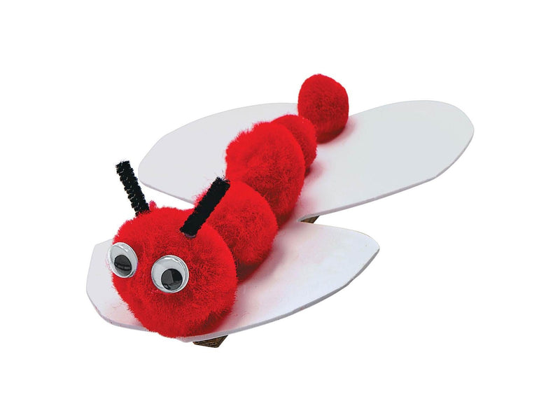 Colorations - Pom Poms Red 100pcs.