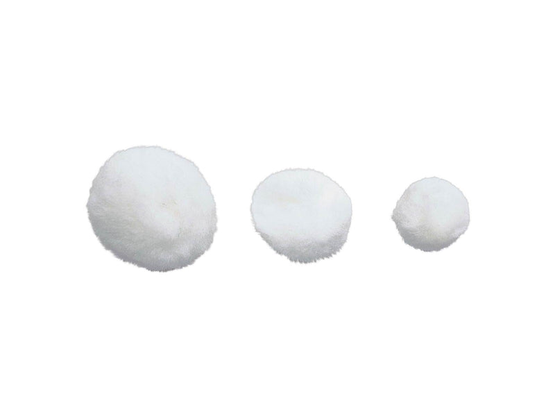 Colorations - Pom Poms White 100pcs.