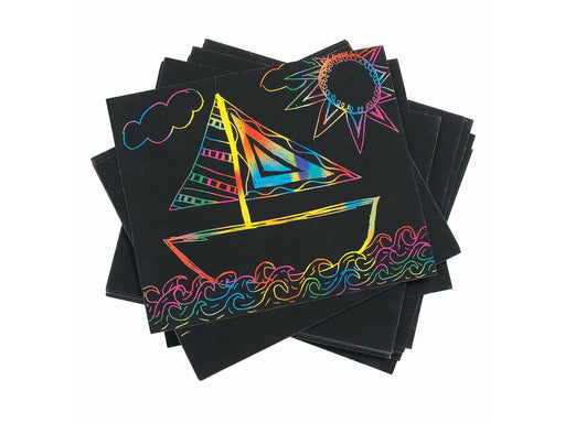 Colorations - Scratch Card Rainbow Colors Set of 100