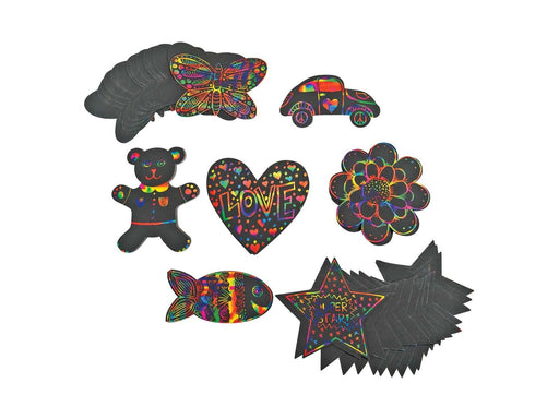 Colorations - Scratch Figures Shapes 98pcs.