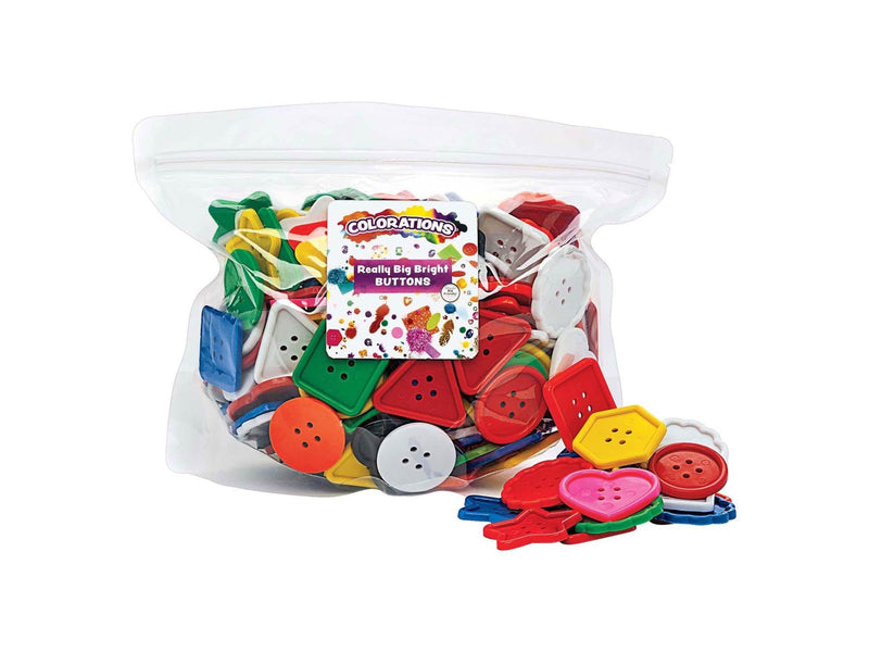 Colorations - Very Large Bright Buttons 450 Grams