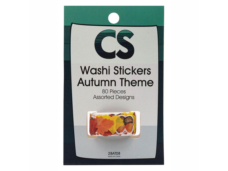 Colorations - Washi Stickers Autumn Theme on Roll 80 pcs.
