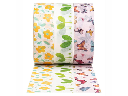 Colorations - Washi Tape Spring 3 Rolls 5mtr.