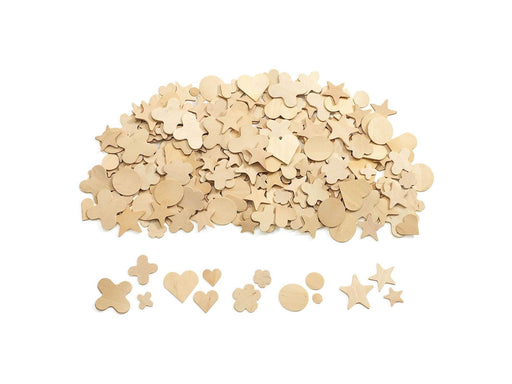 Colorations - Wooden Shapes in 5 Designs 350pcs.