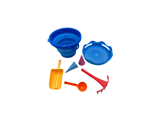 CompactToys 7in1 Sandtoys // Blue
