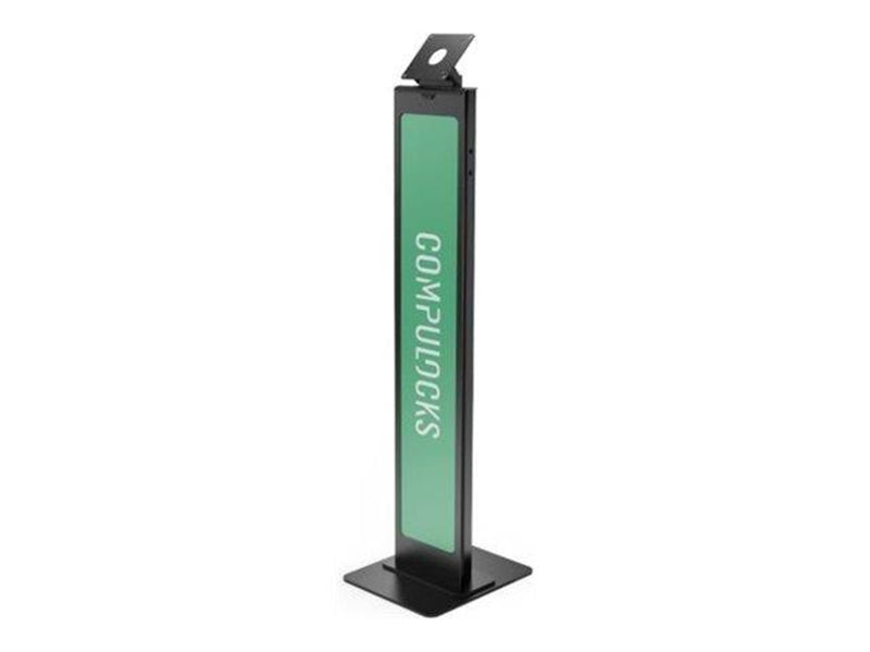 Compulocks BrandMe stand - for tablet enclosure - brandable - black - with Lighting Kit
