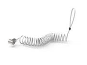 Compulocks Maclocks Universal Tablet Coiled Lock with Adhesive Security Plate