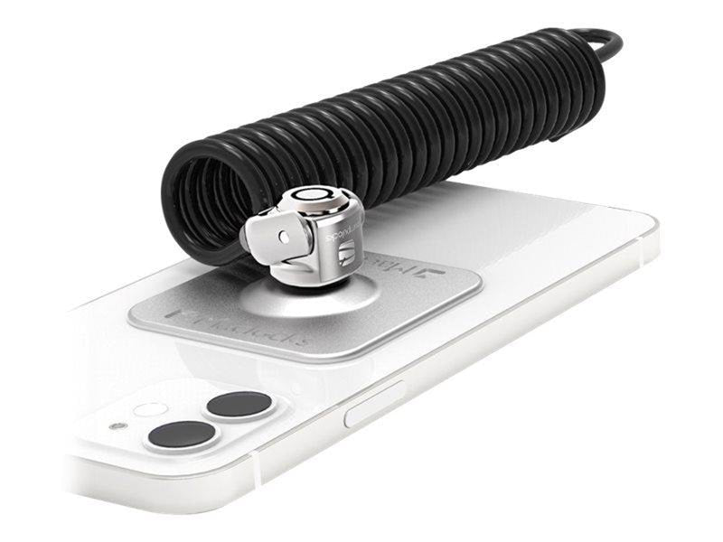 Compulocks Maclocks Universal Tablet Coiled Lock with Adhesive Security Plate
