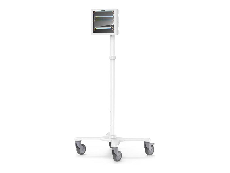 Compulocks iPad Pro M4/iPad Air M2 2024 Enclosure Medical Rolling Cart Extended - Apex Rise Freedom Extended