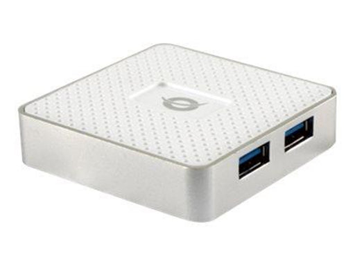 Conceptronic HUBBIES03W - Version 1 - hub - 4 ports USB-Hubs - USB 3.2 - 4 - Weiß