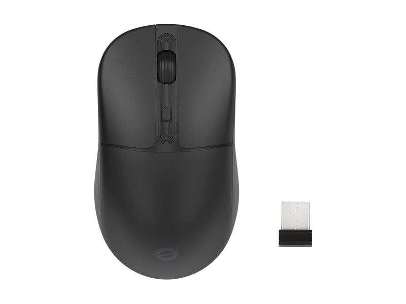 Conceptronic LORCAN04B - mouse - dual-mode - Bluetooth 5.2 2.4 GHz - black - Maus (Schwarz)