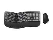 Conceptronic ORAZIO02US ERGO - Tastatur & Maus Set - Universal - Schwarz