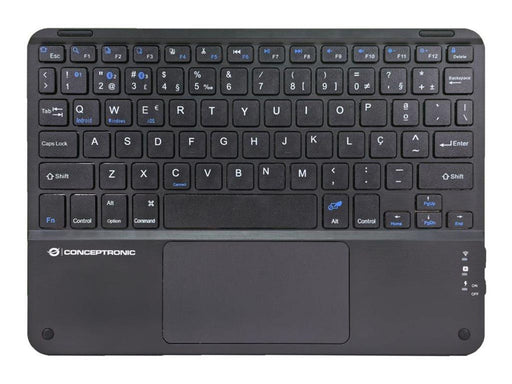 Conceptronic - keyboard - 10-inch - with touchpad - QWERTY - Portuguese - black Input Device - Tastatur - Portugiesisch - Schwarz