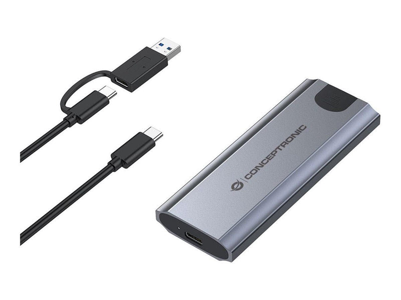 Conceptronic - storage enclosure - M.2 NVMe Card / PCIe (NVMe) - USB 3.2 (Gen 2)