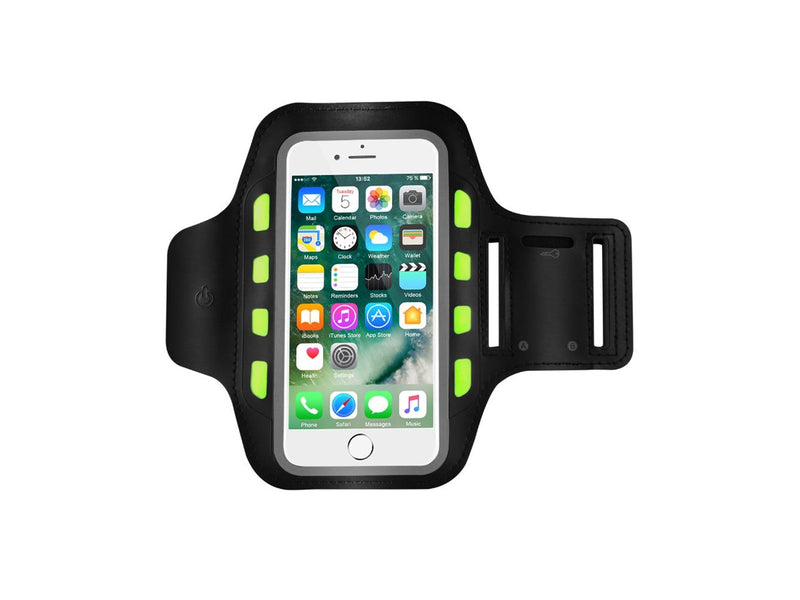 ConnecTech Sinox sports armband with LED light for iPhone - Black