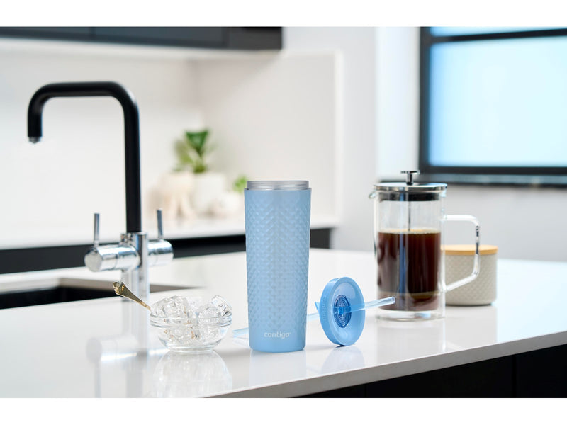 Contigo Autoclose Tumbler Text Trit - 590ml Glacier