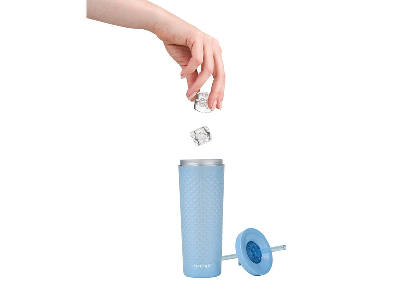 Contigo Autoclose Tumbler Text Trit - 590ml Glacier