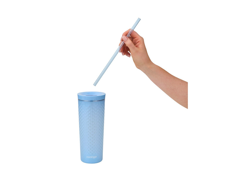 Contigo Autoclose Tumbler Text Trit - 590ml Glacier