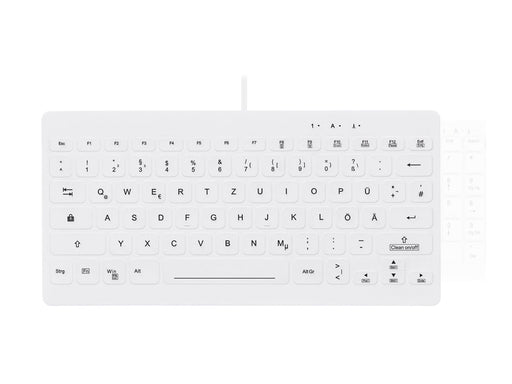 Contour Active Key QuickClean AK-C4112F - keyboard - medical hygienic design mini - QWERTY - Pan Nordic - white Input Device - Tastatur - Nordic ISO - Weiss