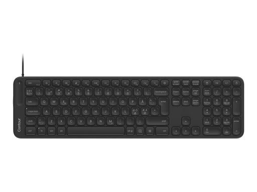Contour Balance - Tastatur - Nordic ISO - Schwarz