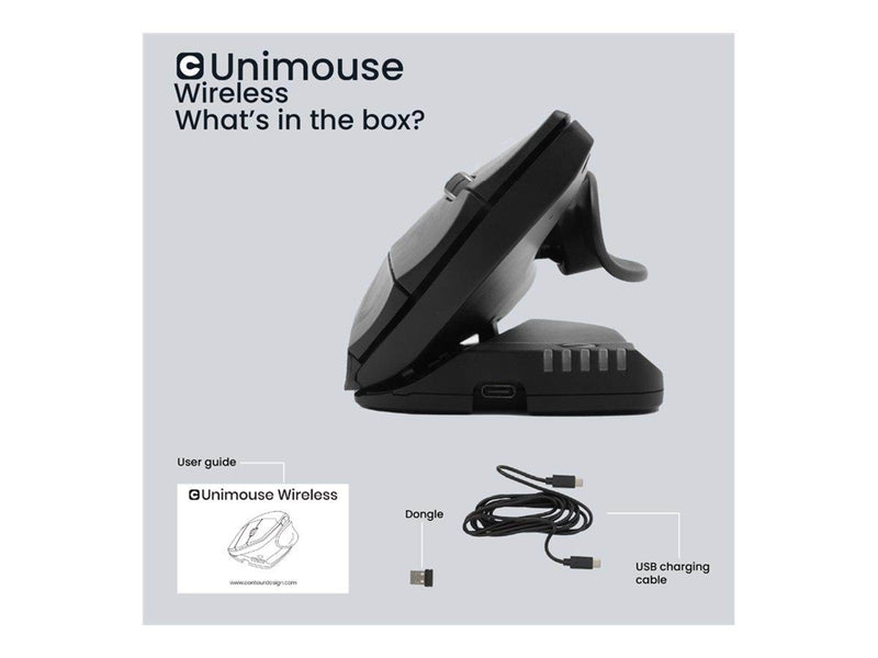 Contour Unimouse - vertical mouse - Vertical mouse (Schwarz)