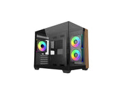 Cooler Master Elite 481 Wood - Gehäuse - Tower - Schwarz
