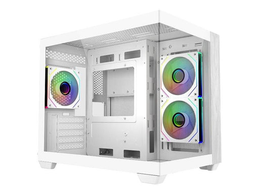 Cooler Master Elite 481 Wood - Gehäuse - Tower - Weiß