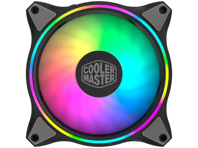 Cooler Master MasterFan MF120 HALO - Gehäuselüfter - 120mm - Schwarz mit RGB LED - 30 dBA