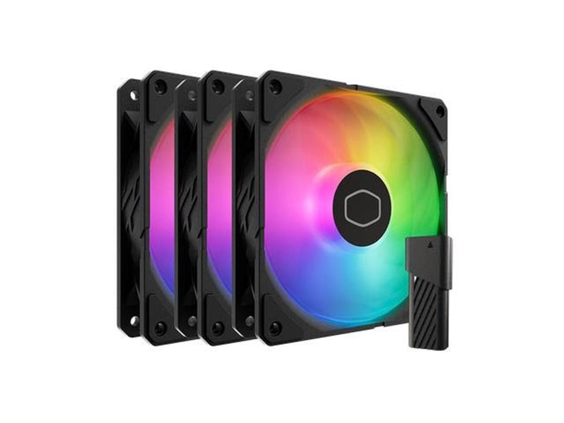 Cooler Master SickleFlow Edge 120 ARGB 3-Pack Fan Kit - Gehäuselüfter - 120mm - Schwarz