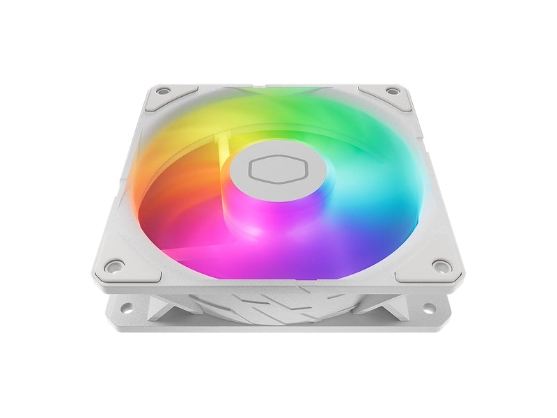 Cooler Master SickleFlow Edge 120 ARGB White Edition - 120mm - Weiß mit RGB LED