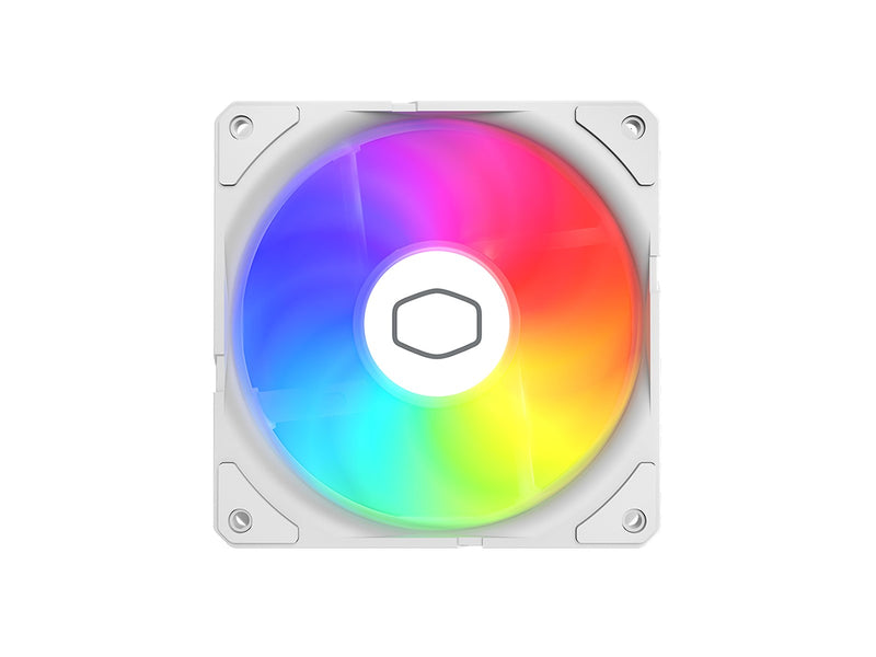 Cooler Master SickleFlow Edge 120 ARGB White Edition - 120mm - Weiß mit RGB LED