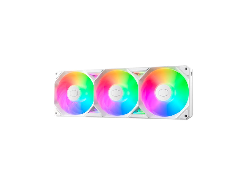 Cooler Master SickleFlow Edge 360 ARGB Fan - White - 120mm - Weiß mit RGB LED