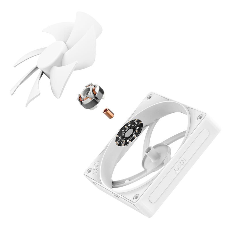 NZXT F120P V2 - Gehäuselüfter, Weiß