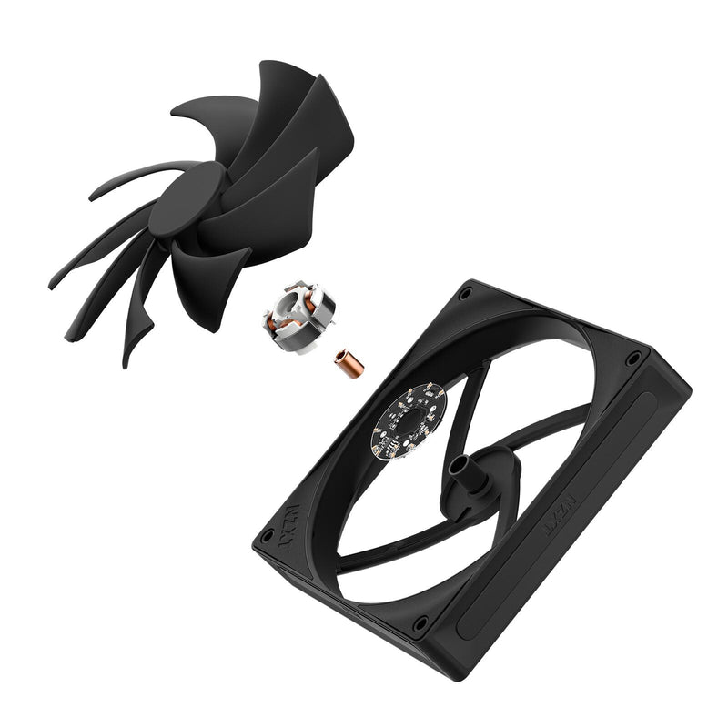 NZXT F140Q V2 - Gehäuselüfter, Schwarz