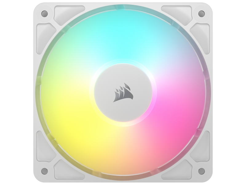Corsair RS120 ARGB 3-pack - Gehäuselüfter - 120mm - Weiß mit RGB LED - 36 dBA