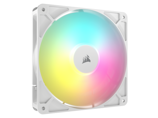 Corsair RS140 ARGB - Gehäuselüfter - 140mm - Weiß mit RGB LED - 36 dBA