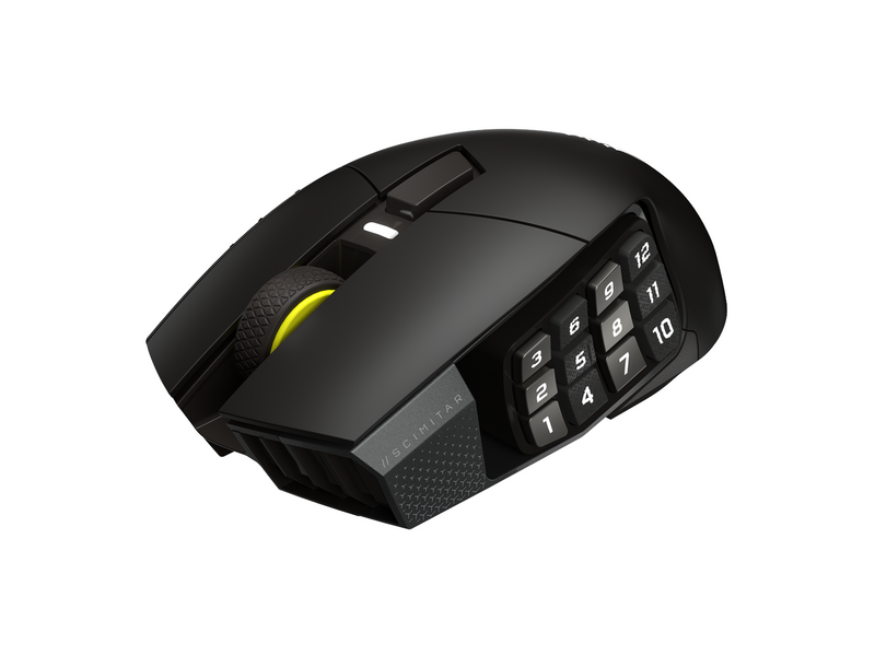 Corsair Scimitar Elite Wireless SE MMO - Gun metal - Gaming Maus (Schwarz)