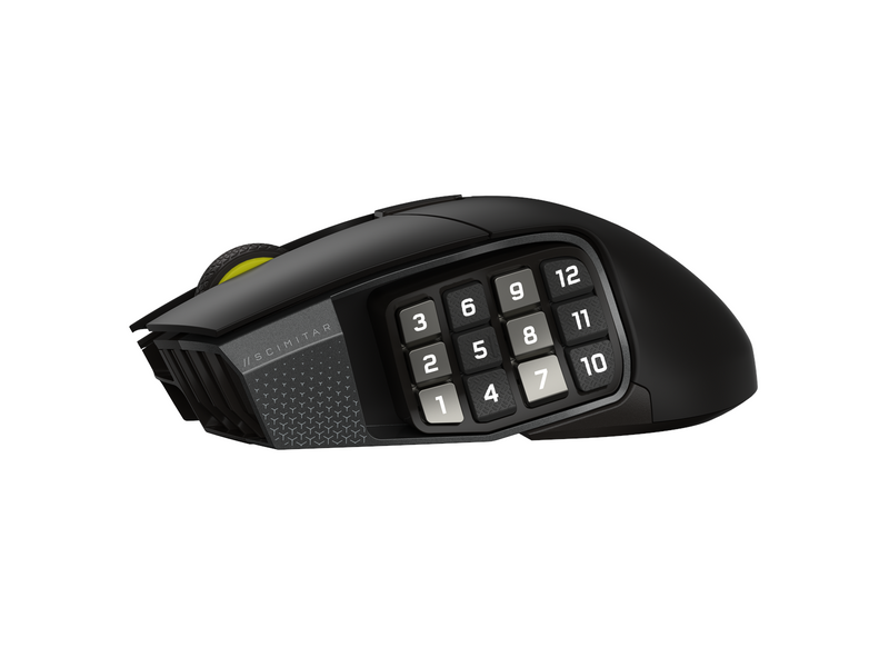 Corsair Scimitar Elite Wireless SE MMO - Gun metal - Gaming Maus (Schwarz)
