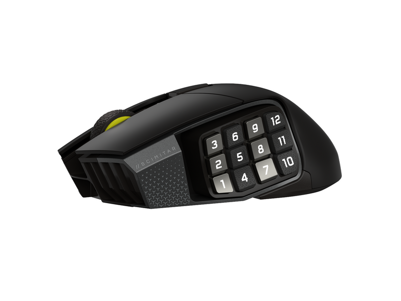 Corsair Scimitar Elite Wireless SE MMO - Gun metal - Gaming Maus (Schwarz)