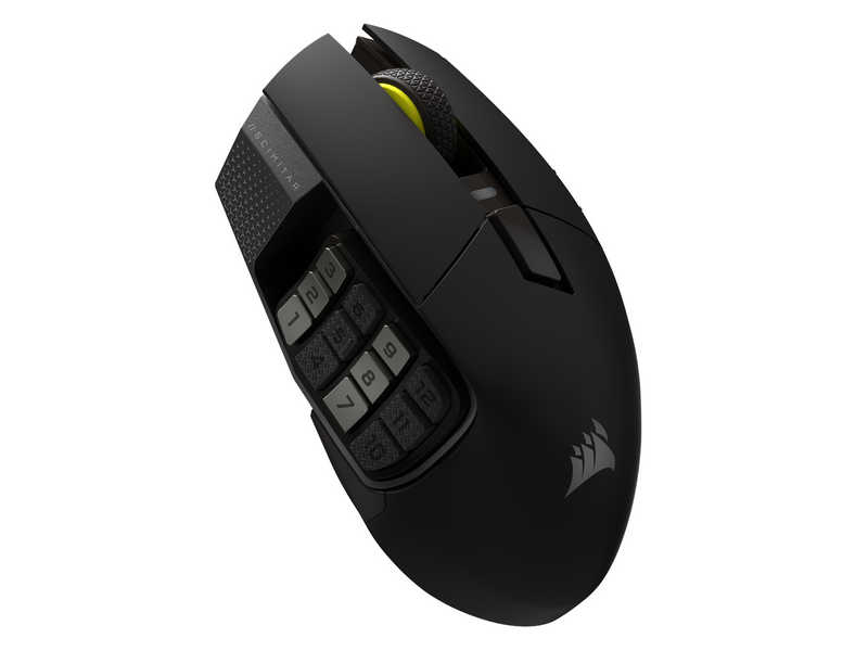 Corsair Scimitar Elite Wireless SE MMO - Gun metal - Gaming Maus (Schwarz)